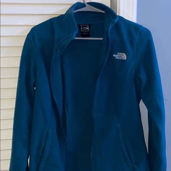 dark teal zip up north face - Picture 3 of 3
